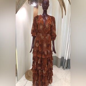 Eugenia Fernandez Ruffled Maxi Dress